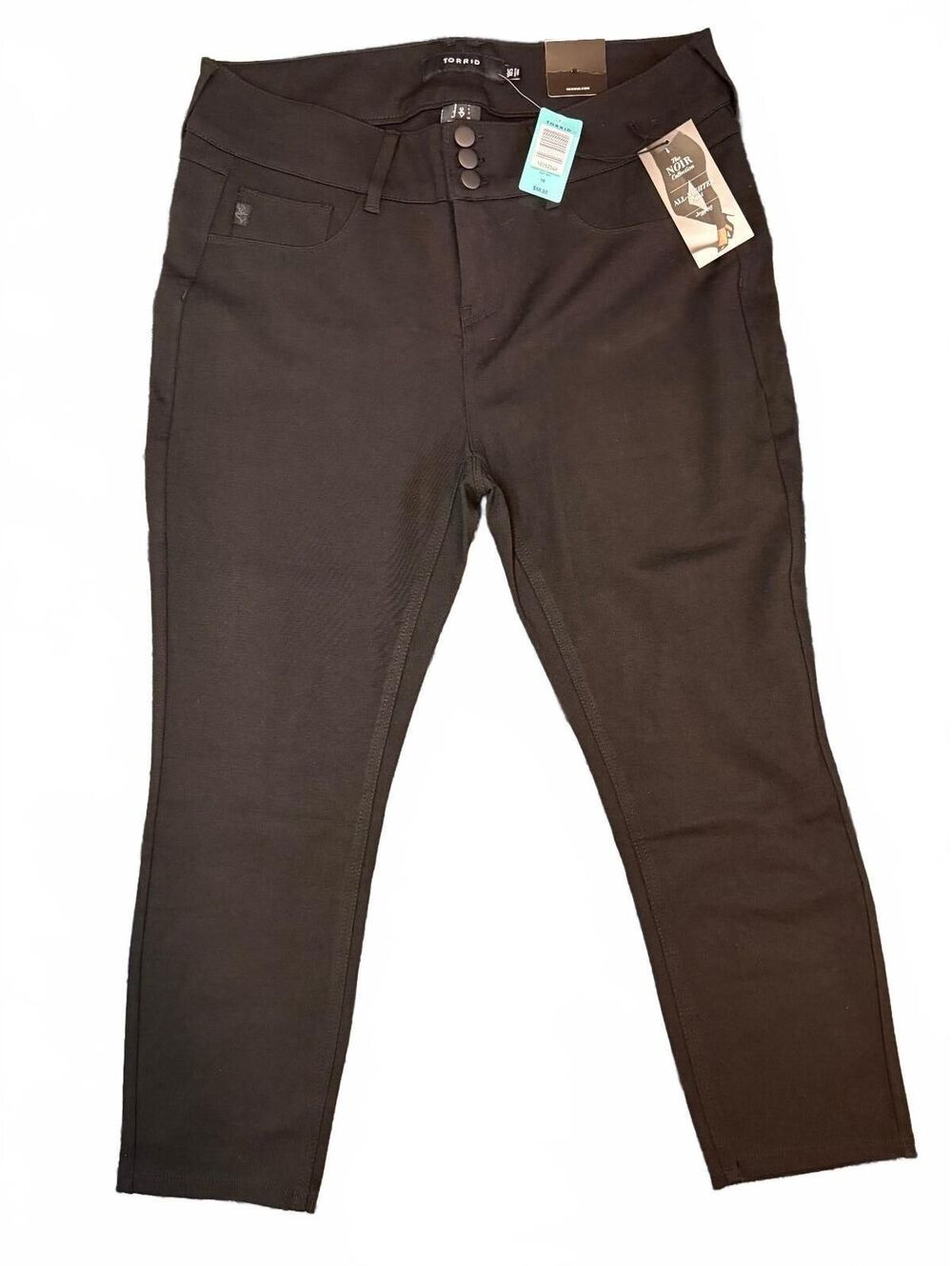 Torrid Black 18S Ponte Jegging Pants The Noir All-Nighter Collection NWT